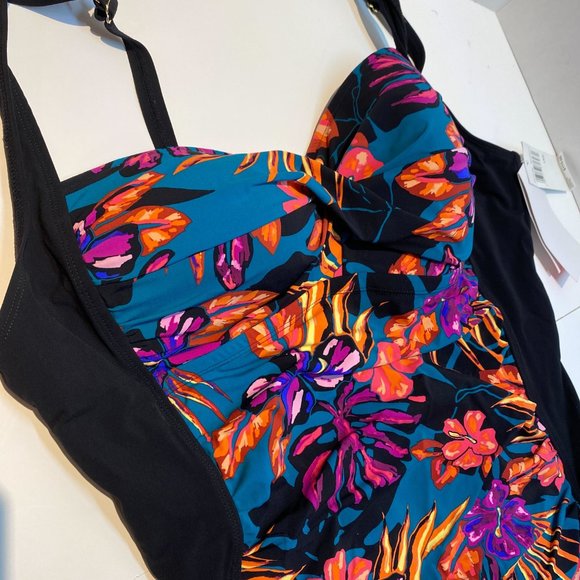 NWT Christina Bloom Tropics One Piece - Picture 4 of 8